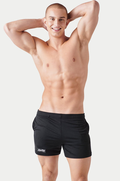 VARSITY Shorts - Black - AWRY