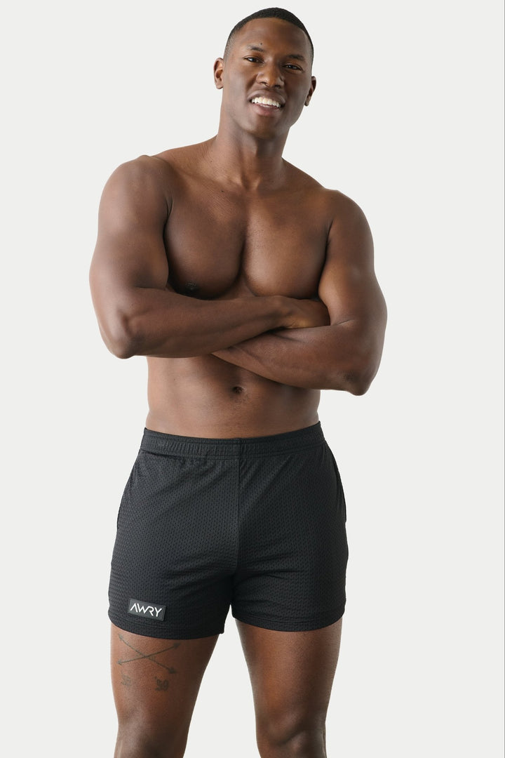 VARSITY Shorts - Black - AWRY