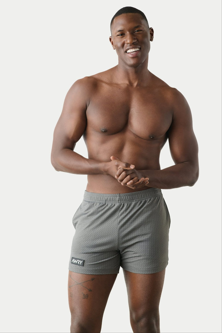 VARSITY Shorts - Gray - AWRY