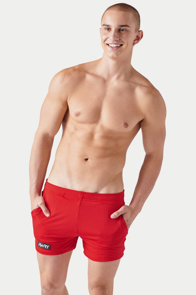 VARSITY Shorts - Red - AWRY