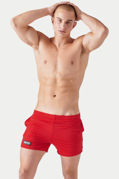 VARSITY Shorts - Red - AWRY