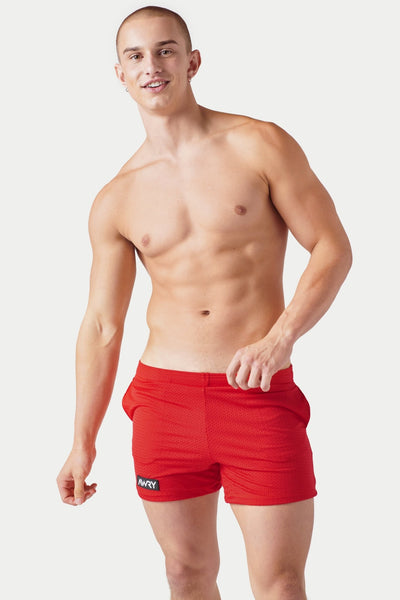 VARSITY Shorts - Red - AWRY