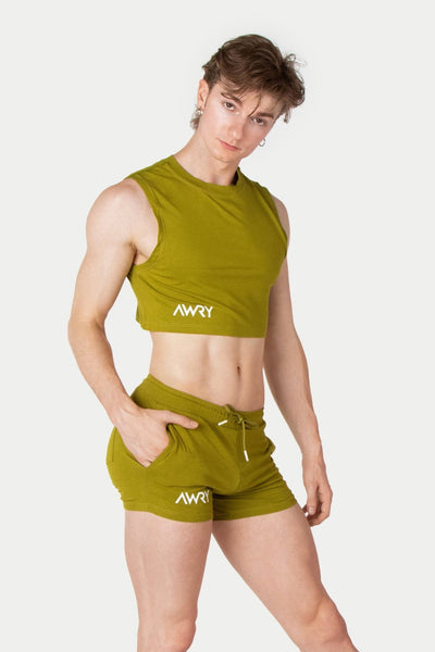 VERS Crop Tank - Olive - AWRY