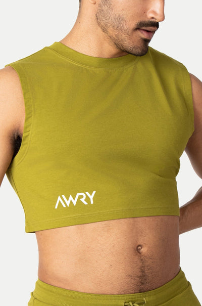 VERS Crop Tank - Olive - AWRY