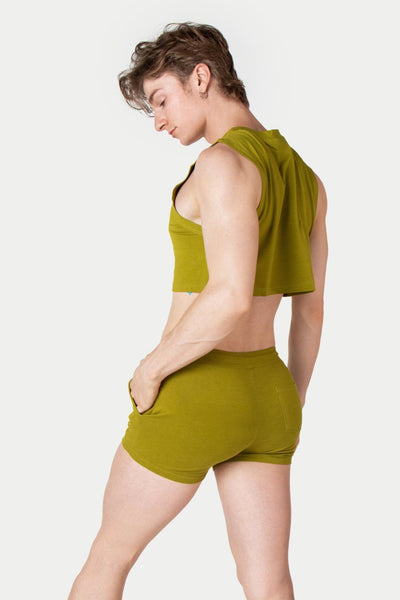 VERS Crop Tank - Olive - AWRY
