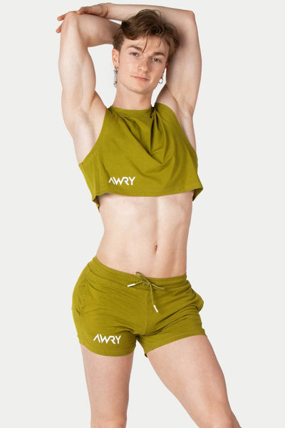 VERS Crop Tank - Olive - AWRY