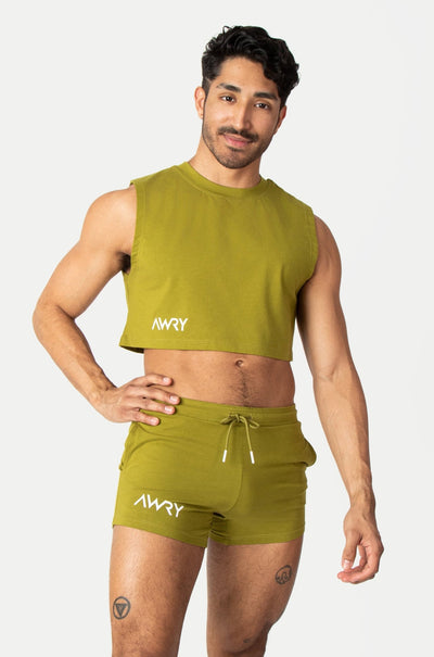 VERS Crop Tank - Olive - AWRY