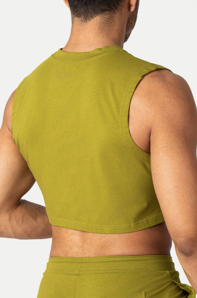 VERS Crop Tank - Olive - AWRY