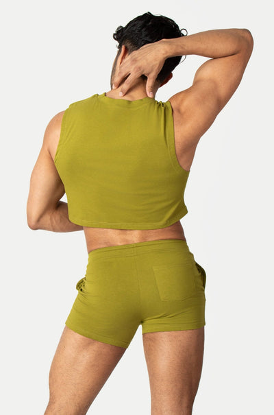 VERS Crop Tank - Olive - AWRY