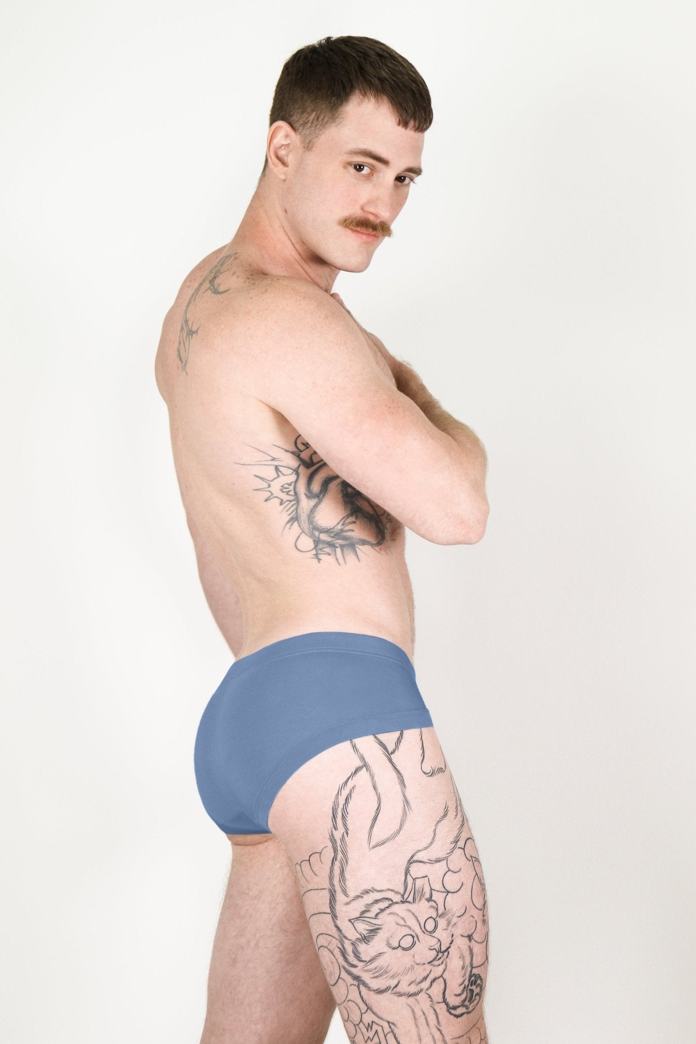 VOGUE Briefs - Steel Blue - AWRY