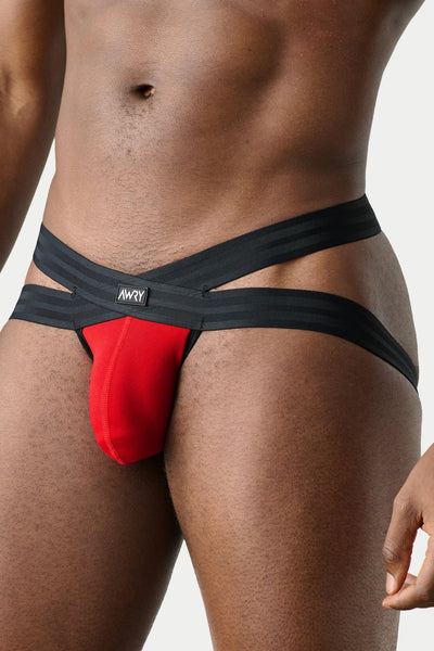 X Jockstrap - Red - AWRY