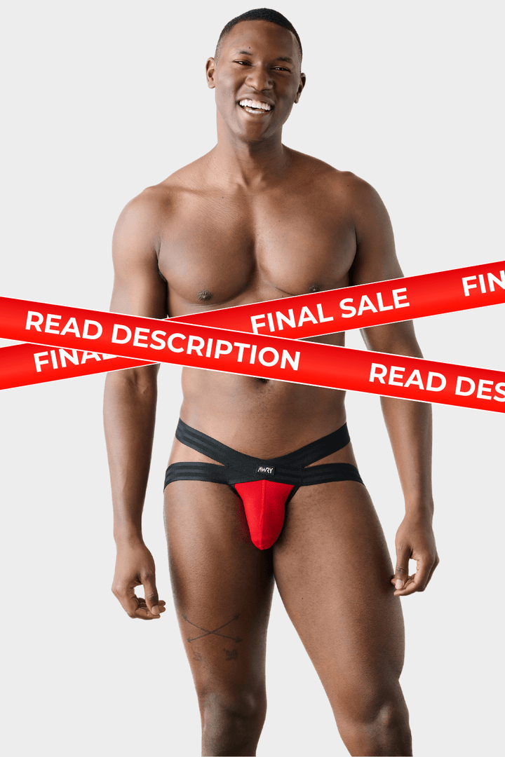 X Jockstrap - Red - AWRY