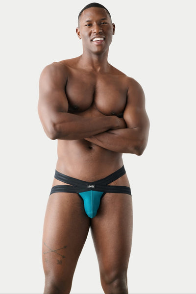 X Jockstrap - Teal - AWRY