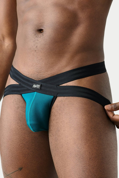 X Jockstrap - Teal - AWRY