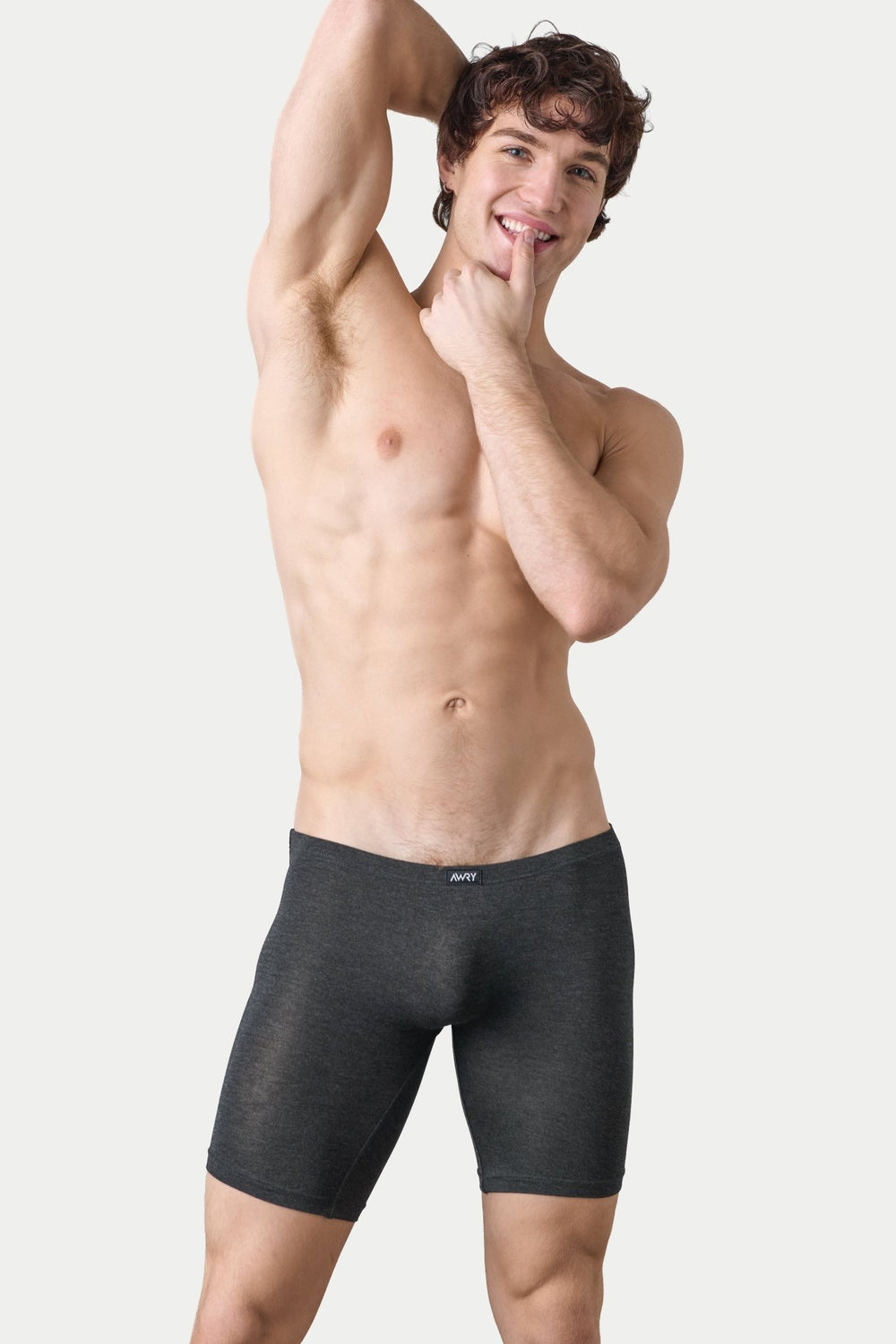 ZERO Boxer Briefs - Dark Heather Gray - AWRY